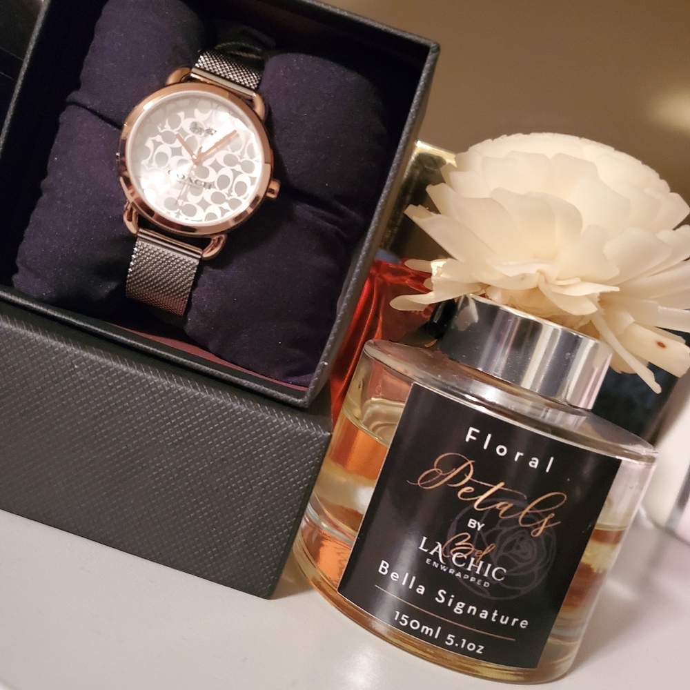 Silver & Gold women's coach watch
